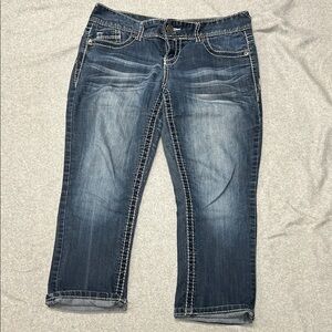 Maurices Dark Blue crop Jeans